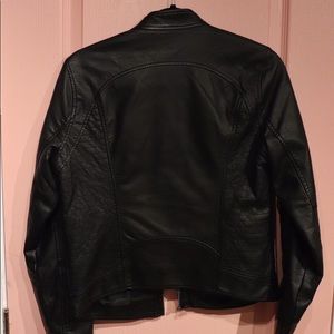 Faux leather jacket